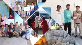 Pemberian bantuan CSR PLN Nusantara Power UP Sebalang kepada 832 kepala keluarga di 4 dusun sekitar ring-1 PLTU Sebalang.