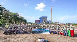 Peringati hari lingkugan hidup 2025 PLN NP UP Sebalang bersama stakeholder melakukan giat penanaman pohon di kebun buah PLTU Sebalang