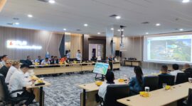 Pemaparan Proses Bisnis PLN Nusantara Power UP Sebalang oleh Manager UP Sebalang Amrul Hakim