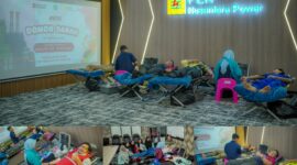 Donor Darah dalam rangkaian acara Peringatan Bulan K3 Nasional 2026 PLN Nusantara Power UP Sebalang