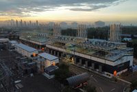Landscape unit pembangkit Arun yang berlokasi di Lhokseumawe, Aceh. PLN Nusantara Power mensiagakan unit pembangkit di seluruh Indonesia mulai dari Aceh hingga Tidore dalam menyediakan listrik bagi masyarakat Indonesia, khususnya menghadirkan nyala terang di bulan suci Ramadhan 1446 H.
