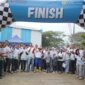 Pembukaan Fun Run Hari Listrik Nasional ke-80 PLN Nusantara Power UP Sebalang oleh Manager Unit Pembangkitan Sebalang, Amrul Hakim.