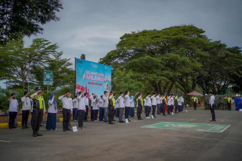 Power People PLN Nusantara Power UP Sebalang mengikuti upacara Hari Pahlawan 2025