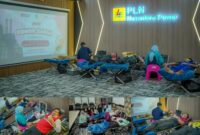 Donor Darah dalam rangkaian acara Peringatan Bulan K3 Nasional 2026 PLN Nusantara Power UP Sebalang