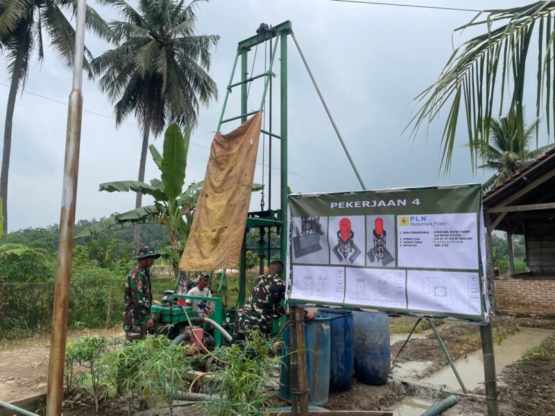 Proses Pengerjaan Sumur Bor Kolaborasi antara PLN Nusantara Power UP Sebalang bersama Kodim 0421/LS terus bergerak menghadirkan akses air bersih bagi masyarakat.