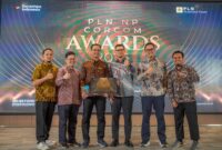 PLN NP UP Sebalang meraih Best Media Elektronik Corcom Award 2025